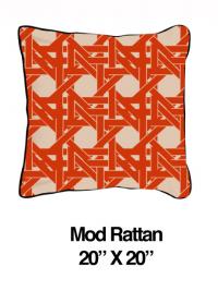 Mod Rattan Orange Oatmeal